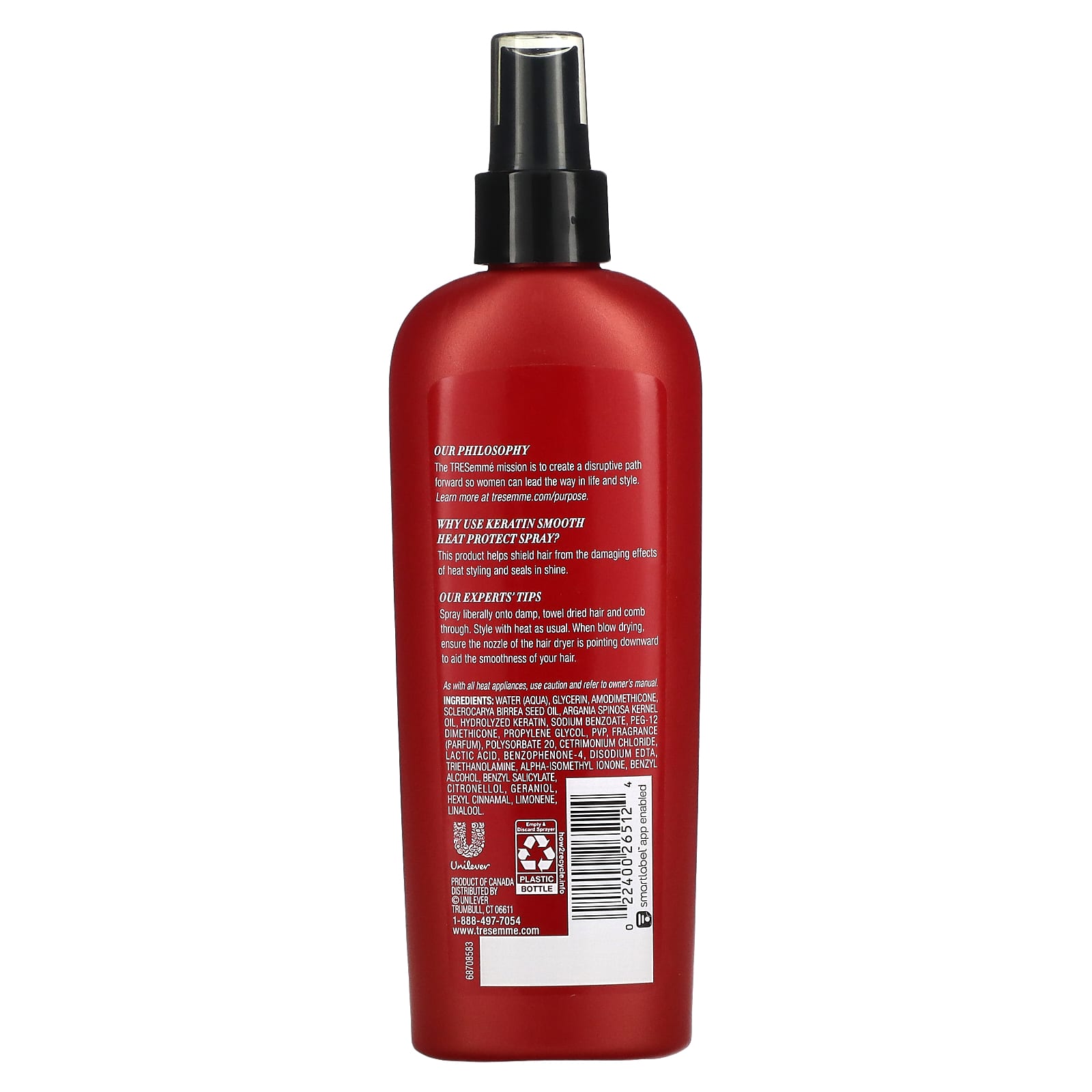 Tresemme, Keratin Smooth Heat Protect, спрей, 236 мл (8 жидк. Унций)