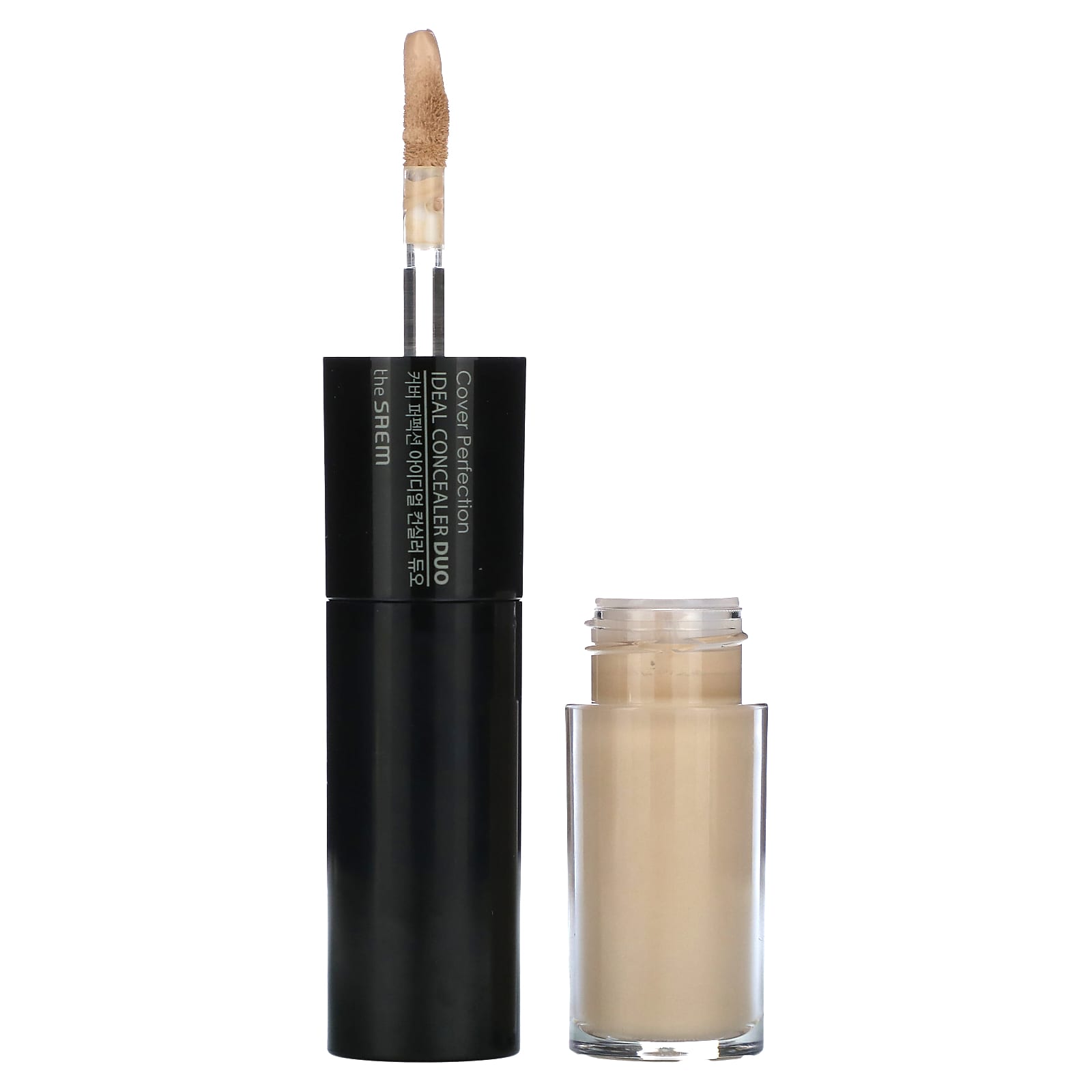 The Saem, Cover Perfection, Ideal Concealer Duo, 1,5 натуральный бежевый, 1 шт.