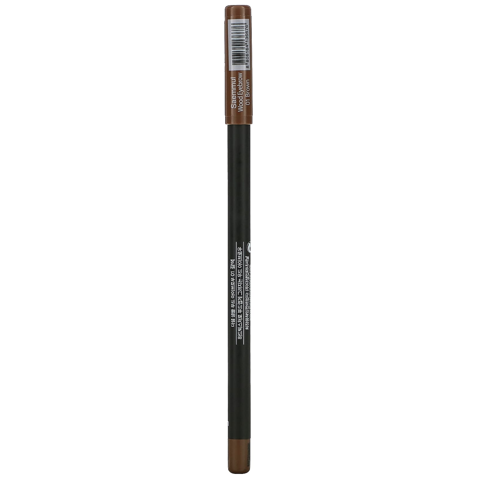 The Saem, Saemmul, Wood Eyebrow, коричневый оттенок 01, 0,06 унции