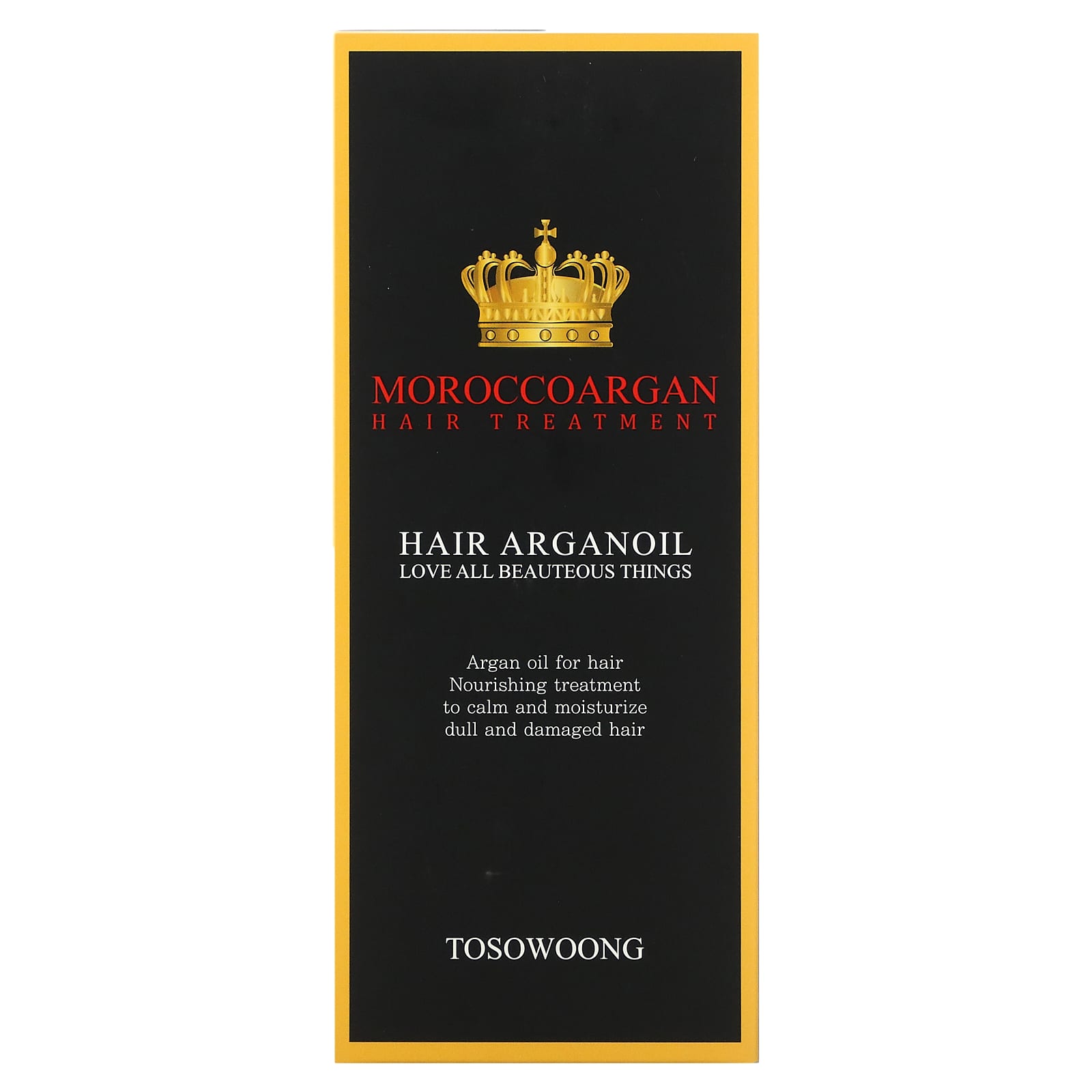 Tosowoong, Масло для волос Morocco Argan, 100 мл