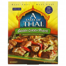 A Taste Of Thai, Паста из зеленого карри, 50 г (1,75 унции)