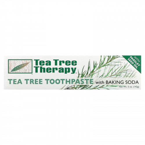 Tea Tree Therapy, зубная паста с экстрактом чайного дерева и пищевой содой, 142 г (5 унций)