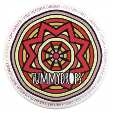 Tummydrops, Enchanted Spice, интенсивные капли с имбирем, 18 капель, 57 г (2 унции)