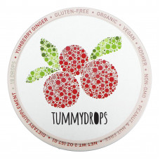 Tummydrops, Yumberry, имбирь, 18 капель, 57 г (2 унции)