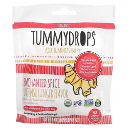 Tummydrops, Органический имбирь Enchanted Spice, 33 пастилки, 105 г (3,7 унции)