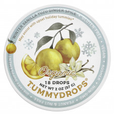 Tummydrops, Органическая зимняя ваниль со специями и имбирем юдзу, 18 капель, 57 г (2 унции)