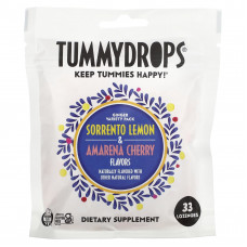 Tummydrops, Органический имбирь, 33 пастилки