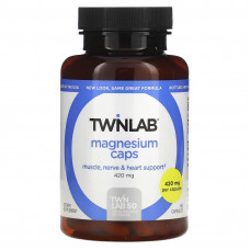 Twinlab, Магний в капсулах, 420 мг, 100 капсул
