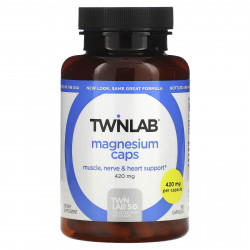 Twinlab, Магний в капсулах, 420 мг, 100 капсул