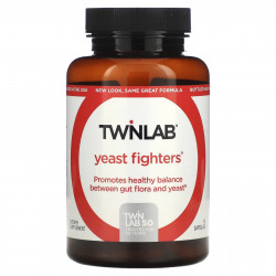 Twinlab, Yeast Fighters, 75 капсул (Товар снят с продажи) 