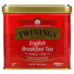 Twinings, «Английский завтрак», рассыпной чай, 200 г (7,05 унции)