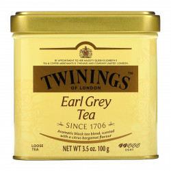 Twinings, Earl Grey, листовой чай, 100 г (3,53 унции)