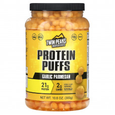 Twin Peaks, Protein Puffs, чеснок и пармезан, 300 г (10,6 унции)