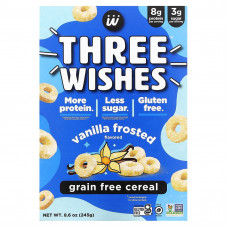 Three Wishes, Хлопья без злаков, ваниль, 245 г (8,6 унции)
