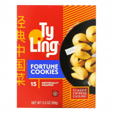 Ty Ling, Печенье с предсказанием, 15 штук в индивидуальной упаковке