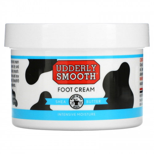 Udderly Smooth, Крем для ног с маслом дерева ши, 8 унций (227 г)