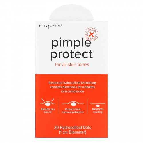 Nu-Pore, Pimple Protect, 20 гидроколлоидных патчей