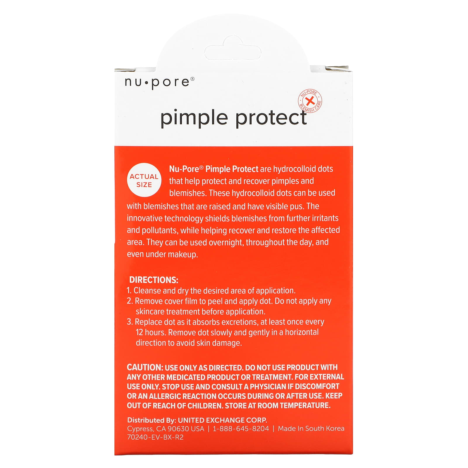 Nu-Pore, Pimple Protect, 20 гидроколлоидных патчей