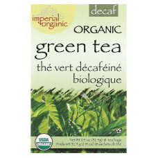 Uncle Lee's Tea, Imperial Organic, зеленый чай без кофеина, 18 чайных пакетиков, 32,4 г (1,14 унции)