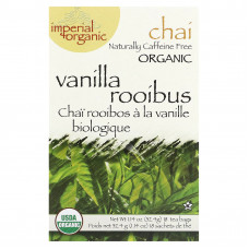 Uncle Lee's Tea, Imperial Organic Vanilla Rooibos Chai, без кофеина, 18 чайных пакетиков, 32,4 г (1,14 унции)