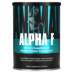 Animal, Alpha F, Women's Comprehensive Hormone Balance & Health Pack, 30 Packs