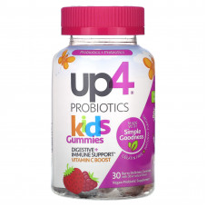 up4, Probiotics, детские жевательные мармеладки, со вкусом ягод, 30 жевательных таблеток