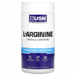 USN, L-аргинин, 500 мг, 60 капсул