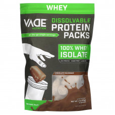 Vade Nutrition, Пакетики с растворимым протеином, 100% изолят сыворотки, шоколадный молочный коктейль, 750 г (1,7 фунта)