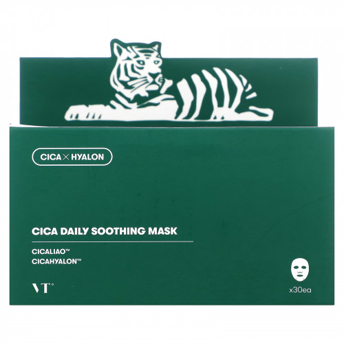 VT Cosmetics, Cica Daily Soothing Beauty Mask, 30 шт., 350 г
