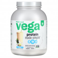 Vega, Plant-Based Protein Made Simple, ваниль, 4 фунта (0,1 унции)