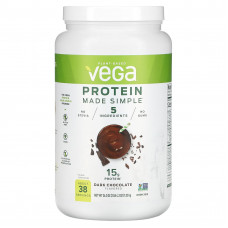 Vega, Plant-Based Protein Made Simple, темный шоколад, 1,03 кг (2 фунта)