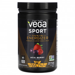 Vega, Sport, тонизирующее средство премиального качества на растительной основе, ягоды асаи, 460 г (16,2 унции)