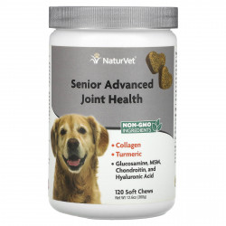 NaturVet, Senior Advanced Joint Health, 120 мягких жевательных таблеток, 12,6 унции (360 г)