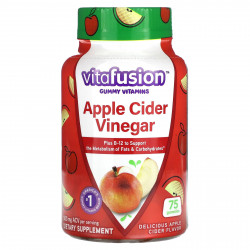 VitaFusion, Жевательные витамины, яблочный уксус, 250 мг, 75 жевательных таблеток