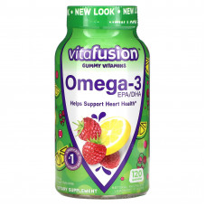 VitaFusion, Омега-3, ЭПК/ДГК, 120 жевательных таблеток