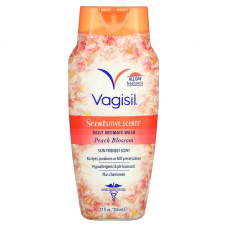 Vagisil, Scentsitive Scents, ежедневное средство для интимной гигиены, цветы персика, 354 мл (12 жидк. Унций)