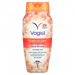 Vagisil, Scentsitive Scents, ежедневное средство для интимной гигиены, цветы персика, 354 мл (12 жидк. Унций)