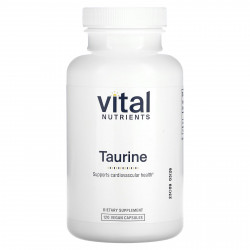 Vital Nutrients, Таурин`` 120 веганских капсул