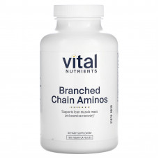 Vital Nutrients, Аминокислоты с разветвленной цепью, 180 веганских капсул