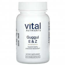 Vital Nutrients, Guggul E & Z, 60 веганских капсул