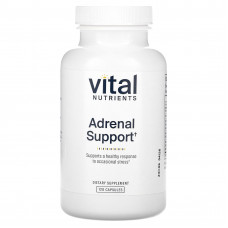 Vital Nutrients, Поддержка надпочечников, 120 капсул