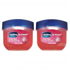 Vaseline, Lip Therapy, розовые губы, 2 упаковки по 7 г (0,25 унции)