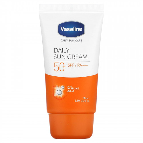 Vaseline, Daily Sun Care, ежедневный солнцезащитный крем, SPF 50+ PA +++, 50 мл (1,69 жидк. Унции)