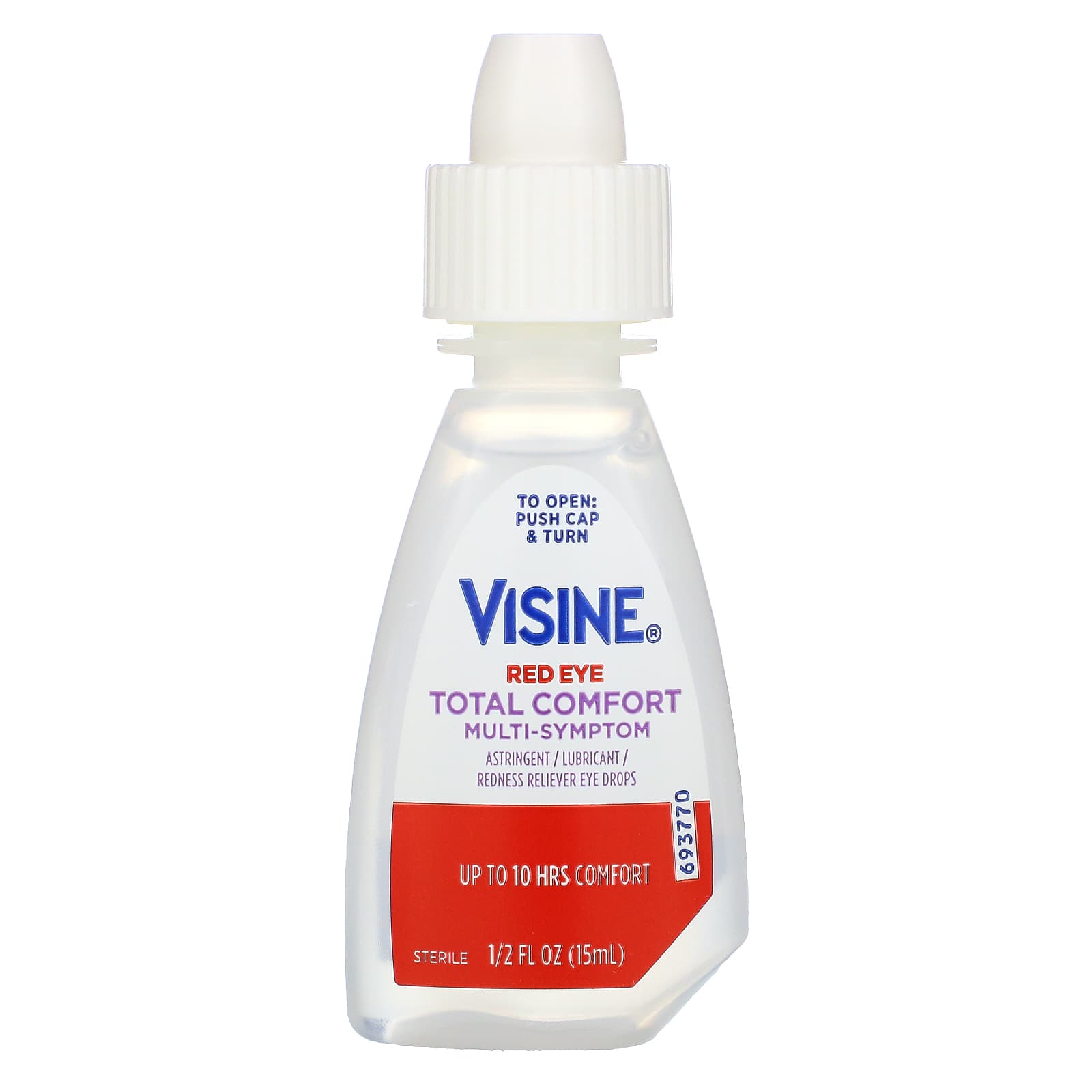 Visine, Red Eye, глазные капли многоцелевого действия, 15 мл, (1/2 жидк. унции)