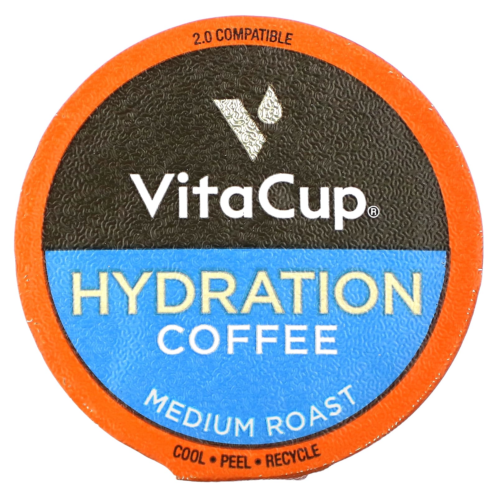 VitaCup, Hydration, кофе и электролиты, средней обжарки, 18 капсул по 4,5 г (0,16 унции)