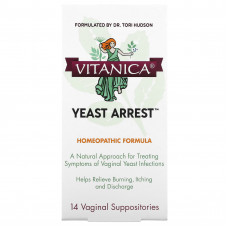 Vitanica, Yeast Arrest, 14 вагинальных суппозиториев