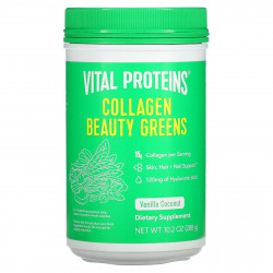 Vital Proteins, Collagen Beauty Greens, ваниль и кокос, 288 г (10,2 унции)