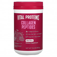 Vital Proteins, пептиды коллагена, смесь ягод, 295 г (10,4 унции)