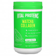 Vital Proteins, Матча коллаген, «Классический чай матча», 341 г (12 унций)