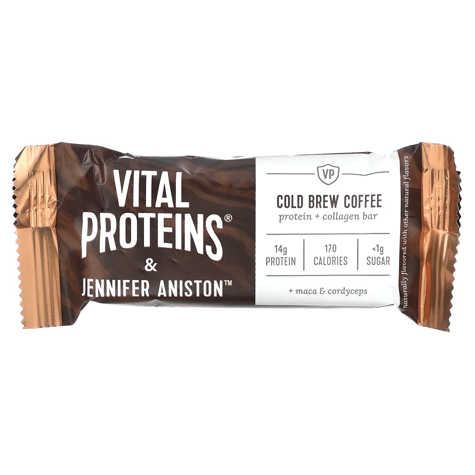 Vital Proteins, Батончик с протеином и коллагеном, холодный кофе, 12 батончиков по 37 г (1,3 унции)